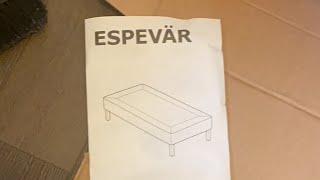 Montaggio letto ESPEVAR di ikeamusic ikea motivation jimin jimin musically Wissem1 [upl. by Nekciv]