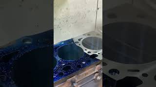 engine block surface pross 👨‍🔧engine engineering technology automobile shorts shortfeed cnc [upl. by Noitsuj717]