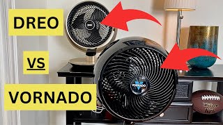 Dreo Table Fan vs Vornado Pedestal Fan comparison review [upl. by Eenitsed]