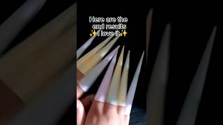 How to make✨Paper nails✨♥️♥️ papernails nails fypシ゚ viral cute espresso pastel asmr [upl. by Pen547]