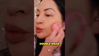 The secret to applying Estee Lauder Double Wear Foundation without looking cakey🎂❌ makeuptips [upl. by Jimmie]