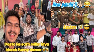 MrPandit ji nu kita समानित 😂😂 Harmeet de Viah te Paye खलारे funnydance comedy [upl. by Parker290]