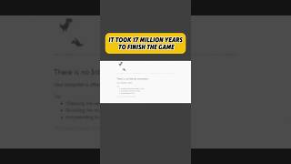 Trex chrome game takes 17 million years to finish factsdaily factshorts uniqueshorts [upl. by Atinuhs]