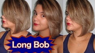 Cortando o Cabelo Em Casa ★ Corte Long Bob [upl. by Yablon]