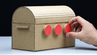 How to Make Treasure Chest with 3 Digit Password [upl. by Airtina]