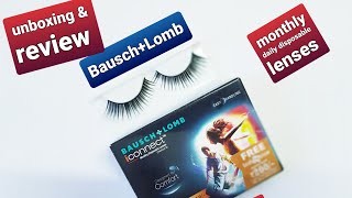 Bausch  lomb iconnect disposable contact lenses review in hindi [upl. by Ahsiyt]