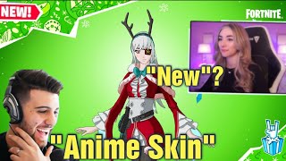 Streamers REACT TO NEW REINA ANIME SKIN  BUNDLE IN THE FORTNITE ITEM SHOP [upl. by Mathilda925]