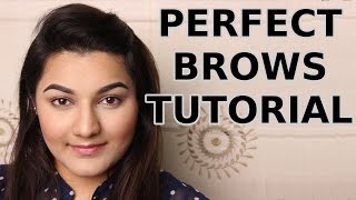 Eyebrow Tutorial  How to Get The Perfect Eyebrows [upl. by Sakhuja178]