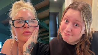 Jelly Rolls Wife Bunnie XO Shares Video of Daughter Bailee Ann Sneaking Out of the House Grounded [upl. by Araeit200]