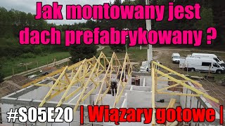 S05E20  Jak zamontować wiązary   Prefabrykowany dach krok po kroku  budowlańcy [upl. by Nodmac402]