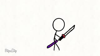 Mi primera animación con espada  my first animation with sword [upl. by Fairley672]