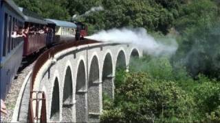 Le train à vapeur des Cévennes SaintJeanduGardAnduze  Gard  France [upl. by Quennie]