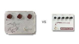 Klon Centaur vs ProAnalog Devices Manticore V2 [upl. by Tab]