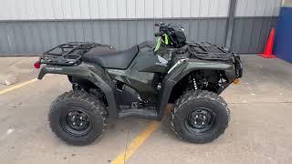 2024 Honda FourTrax Foreman Rubicon 4x4 Automatic DCT EPS Black Forest Green [upl. by Donella]