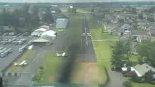 Lynden Municipal Airport Short Field Landing [upl. by Naamana385]