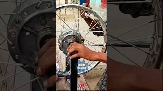 How To Install Spokes On Bike Wheels motorcycle motorcyclewheel spokesonwheel restoration [upl. by Pontias988]