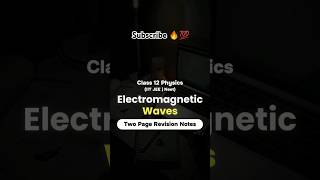 Electromagnetic Waves short notes 📚💯 shortsfeed neet2025 [upl. by Nylahs40]