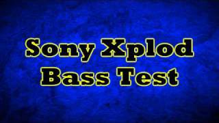 Sony Xplod Bass Test Song HD [upl. by Itsud]