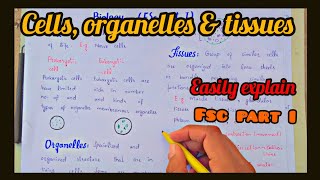 Cells organelles and tissues Fsc part I structure and function [upl. by Hillyer300]