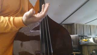 Quadruple Wrist Roll Upright Bass Slap [upl. by Sherwynd]