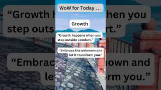 Wow for Today    Growth [upl. by Notyalc]