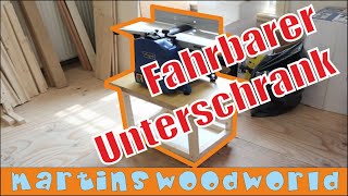 Unterschrank für Hobelmaschine fahrbar  einfach bauen  Teil 1 [upl. by Nej]