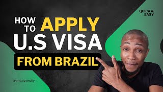 How to Apply for a US Visa from Brazil  Como solicitar um visto americano no Brasil [upl. by Nitz]