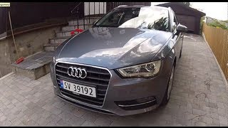 New Audi A3 2014 Stronic acceleration 0  100 kmh 105 bhp 16 TDI [upl. by Itida612]