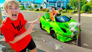 Brother Crashed my NEW LAMBORGHINI SUPERCAR Gone Wrong [upl. by Powder82]