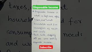 What is Disposable Income [upl. by Erodavlas]