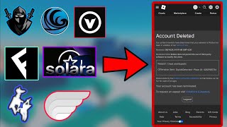 Roblox Permanently BanningDeleting Roblox ACCOUNTS 🚫  Roblox Executors Exploits getting Banned [upl. by Trinetta416]