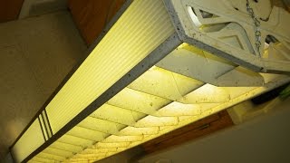 DayBrite Louvered Fluorescent Fixture [upl. by Ardnasil]