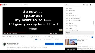 Subtitulo en español  You Know My Name Lyrics by Tasha Cobbs Leonard ft Jimi Cravity [upl. by Suzan]