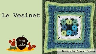 Le Vesinet  Crochet Square  RIGHT HANDED [upl. by Connolly]