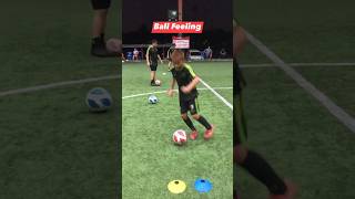 u8 SOCCER Drills😱⚽ shorts ytshorts soccertraining kidssoccer viral trainalone [upl. by Lacram]