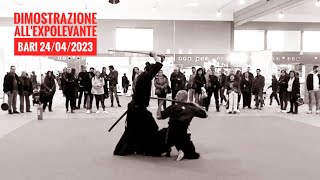 Dimostrazione di Sekiguchi Ryu Battojutsu e discipline collaterali allExpoLevante  Bari 24042023 [upl. by Whitcomb]