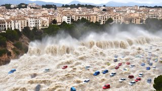 Emergency in Majorca Massive Floods Paralyze Island After Powerful Storm [upl. by Ramsa]