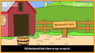 Old MacDonald  Nursery Rhymes amp Kids Songs  LearnEnglish Kids British Council [upl. by Aloisia88]