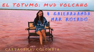 El Totumo Mud Volcano amp Galerazamba Red Sea Cartagena Colombia [upl. by Chiarra]