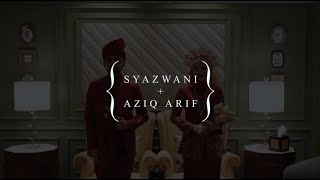 Aziq amp Syazwani Wedding Reception  ShangriLa KL [upl. by Rhpotsirhc]