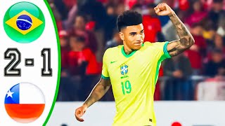 Brazil Vs Chile World Cup Qualifier 2024 All Goals amp Highlights  Amazing Goals For Neymar [upl. by Tiebold]