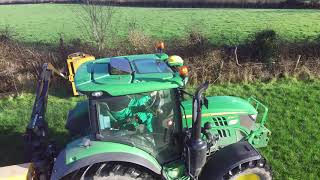 Hedge Cutting 2019  John Deere amp McConnel [upl. by Nylidnarb]