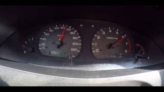 Nissan Almera n15 14 16v Acceleration 0130 373 157km [upl. by Silloh]