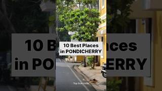 10 Best places to visit in Pondicherry  10 best places in Pondicherry [upl. by Dyrraj]