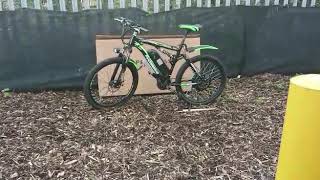 PedalEase 48v 1500w dual suspension electric bike part1 [upl. by Amalberga]