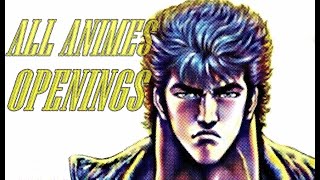 北斗の拳 HOKUTO NO KEN SERIES ALL OPENINGS [upl. by Anuahs352]