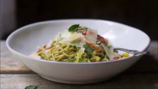 Avocado Alfredo Zoodle Primavera [upl. by Lamdin65]