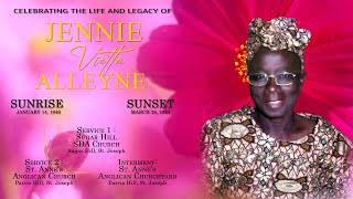 Celebrating the Life amp Legacy of Jennie Vietta Alleyne [upl. by Nolos32]