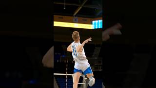 Crazy angle on this spin serve 📐 hype volleyball haikyuu [upl. by Wesley]