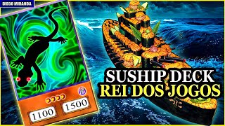 REI DOS JOGOS NAVIUSHI GUNKAN SUSHIP DECK UM DOS MELHORES DECKS ANTIMETA  YuGiOh Duel Links [upl. by Thor447]